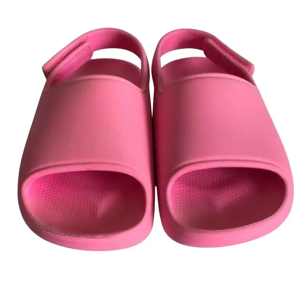 Cat & Jack Hot Pink Slide Sandals Toddler Size 8 Shoes
